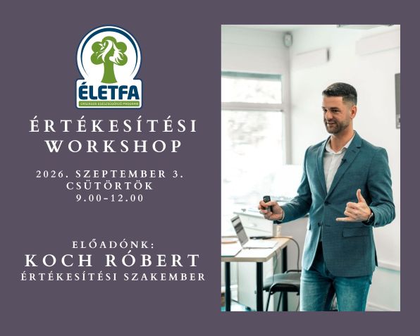 WORKSHOP - Értékesítési workshop szeptember